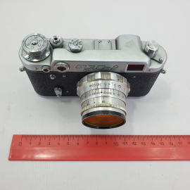 Фотоаппарат "ФЭД-2" с чехлом. Картинка 13